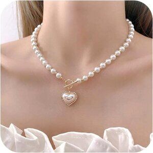 Choice Of All Dainty Pearl Choker Necklace for Women, Pendant Necklace Gift